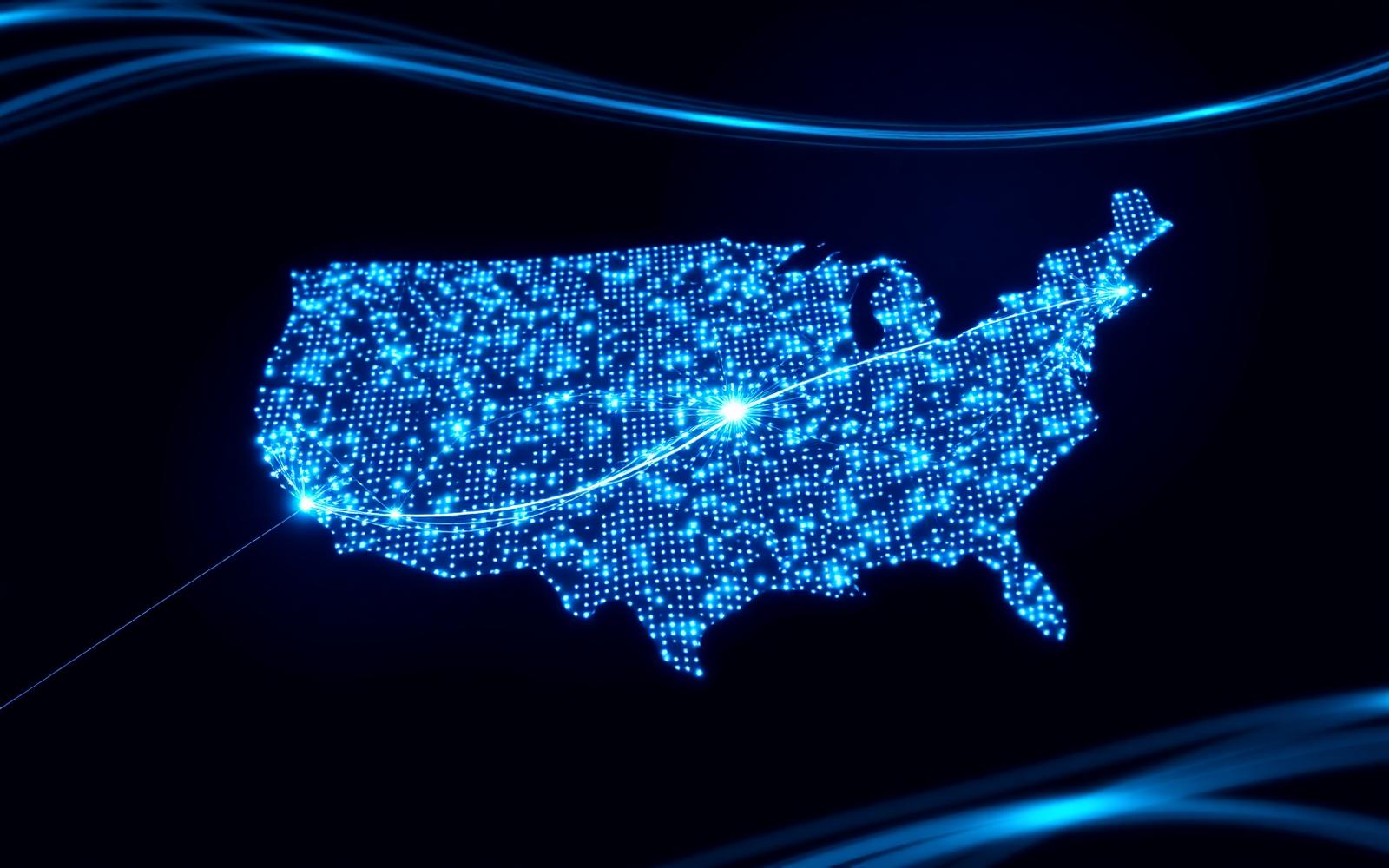 Nationwide telecom coverage map